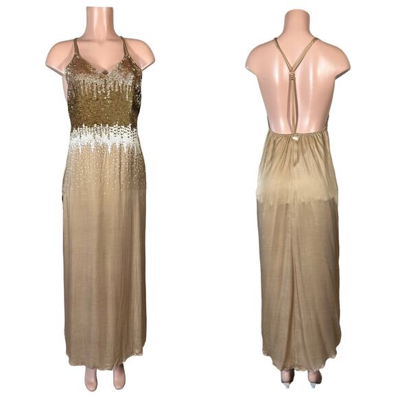 Beach Bunny Ariel - Gold Ombre Dress SZ S $245 - Picture 7 of 13